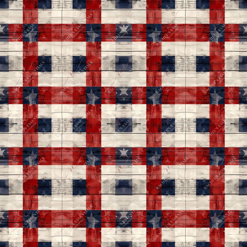 Rustic Checkered - Vinyl Wrap Seamless Vinyl