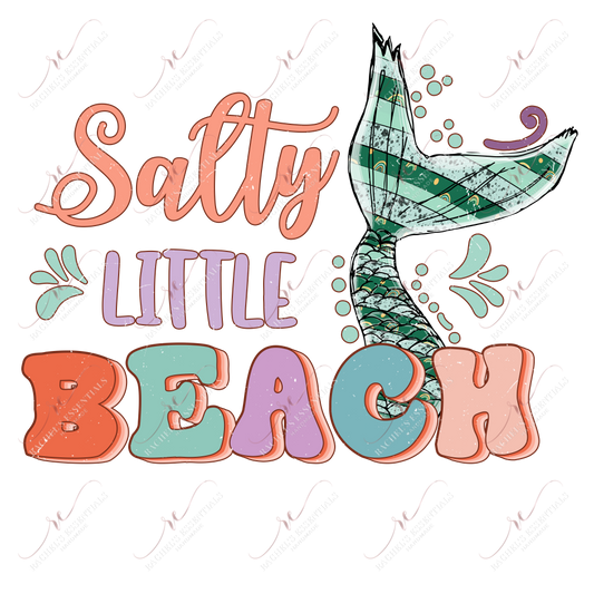Salty Little Beach - Ready To Press Sublimation Transfer Print Sublimation