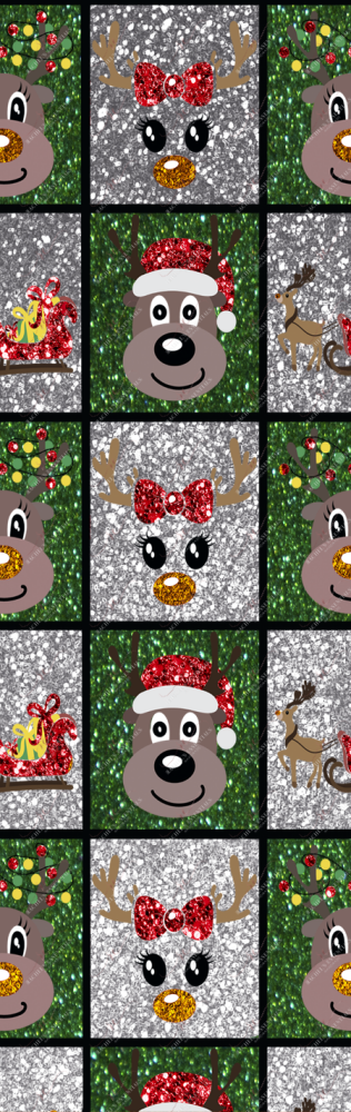 Santas Reindeer - Vinyl Pen Wrap