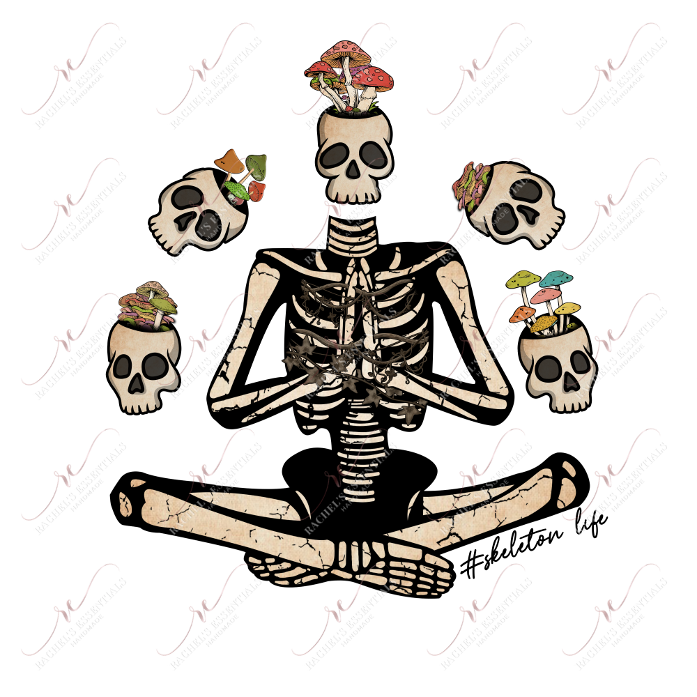 Skeleton Life-Htv Transfer