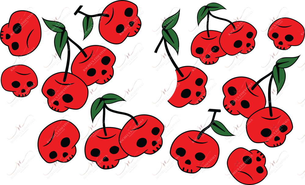 Skull Cherries - Cold Cup Wrap Cold