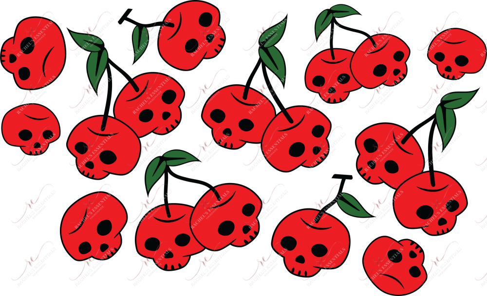 Skull Cherries - Cold Cup Wrap Cold