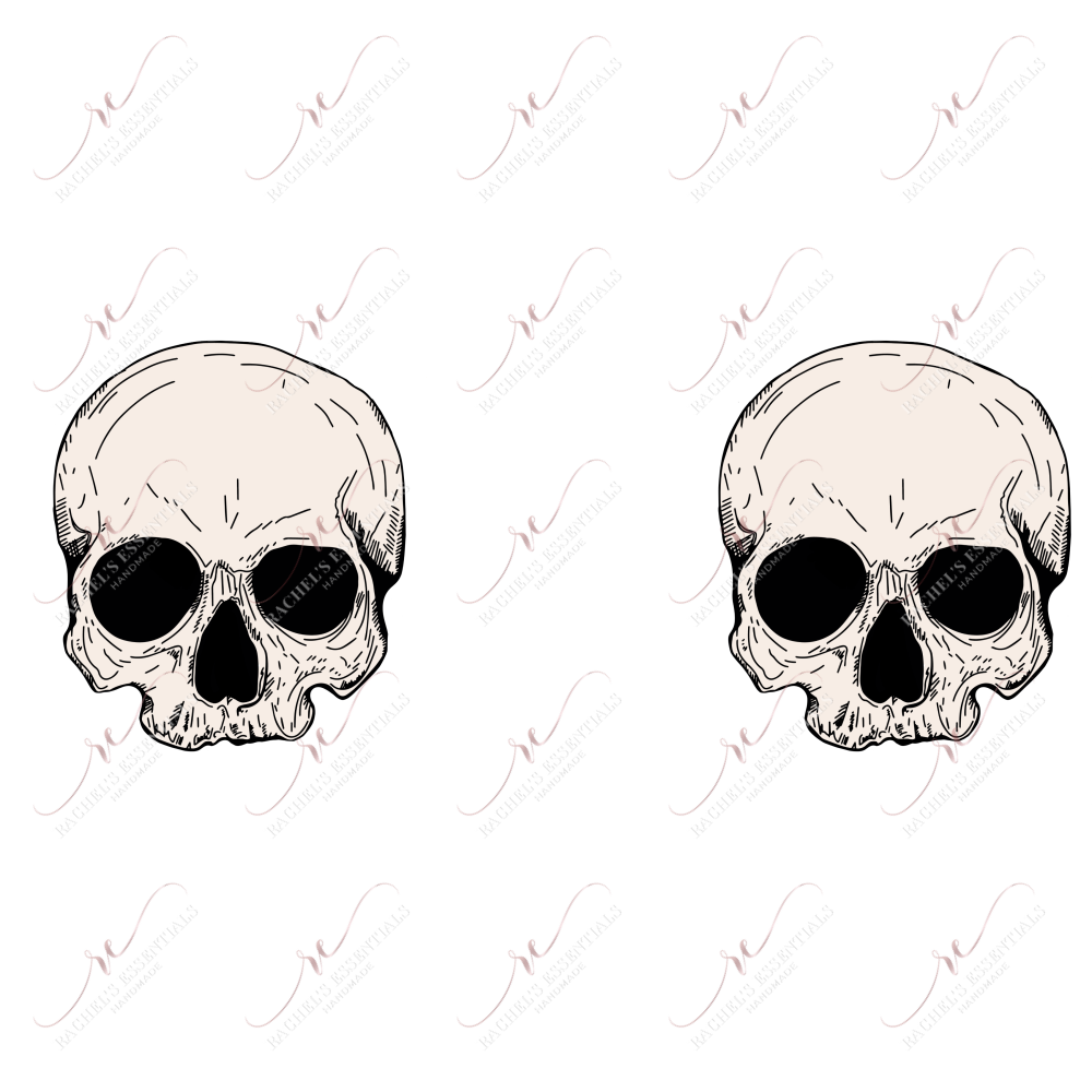 Skulls - Ready To Press Sublimation Transfer Print Sublimation