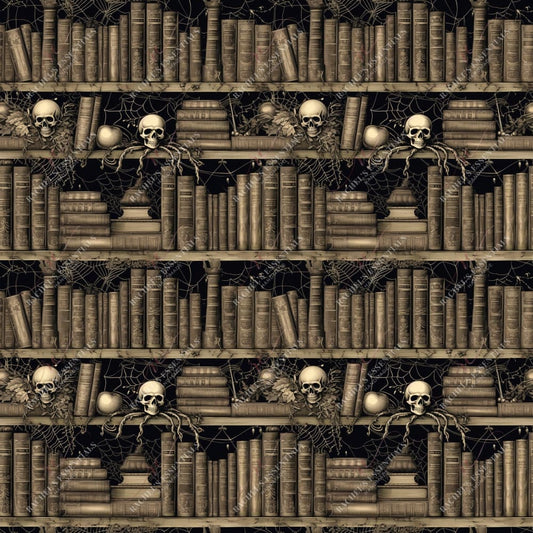 Spooky Library 2 - Vinyl Wrap Seamless 10/23 Vinyl