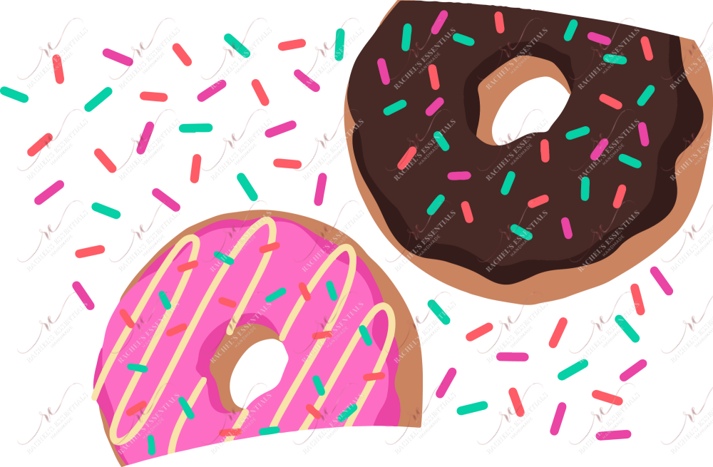 Sprinkle Donuts No Hole - Cold Cup Wrap Cold