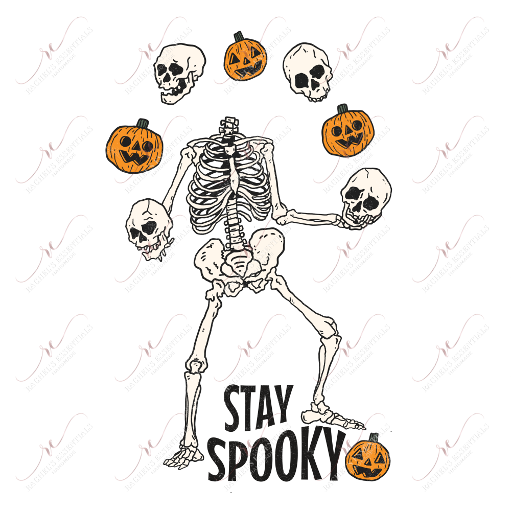 Stay Spooky - Ready To Press Sublimation Transfer Print Sublimation