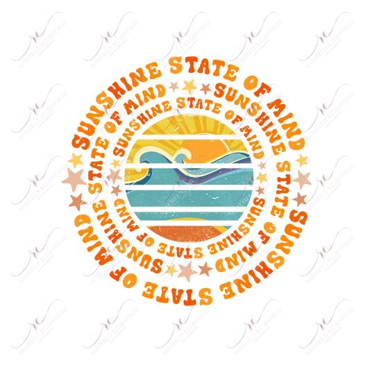 Sunshine State Of Mind - Ready To Press Sublimation Transfer Print Sublimation