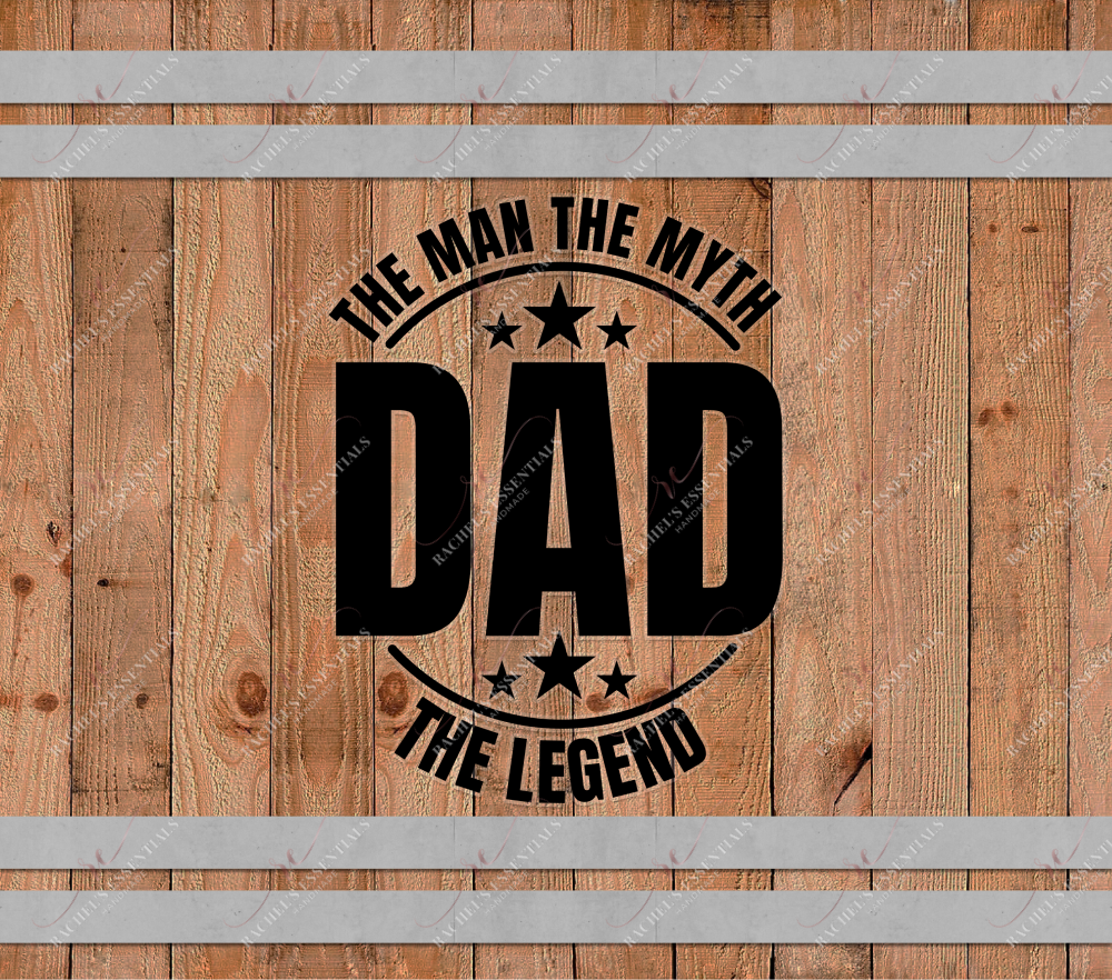 The Man The Myth Legend Dad- Ready To Press Sublimation Transfer Print Sublimation