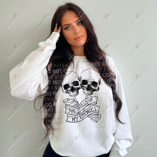 The Skulls Of My Enemies - Ready To Press Sublimation Transfer Print Sublimation