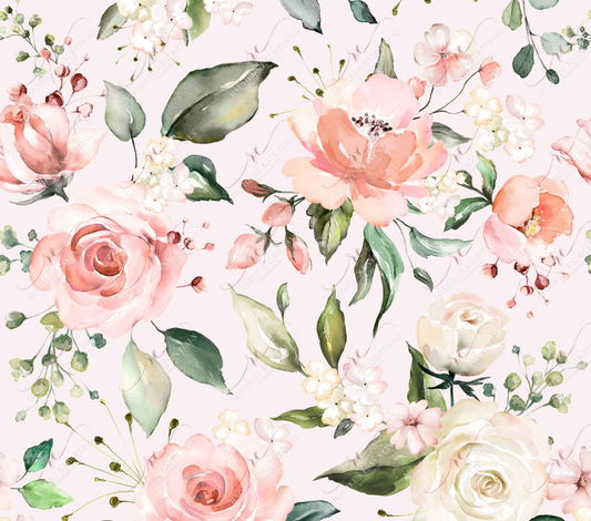 Vintage Floral- Ready To Press Sublimation Transfer Print Sublimation