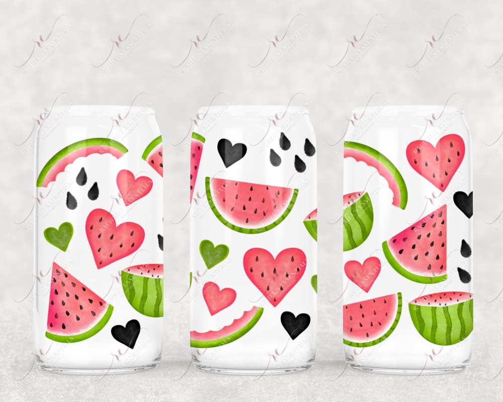 Watermelon - Libbey/Beer Can Glass Sublimation