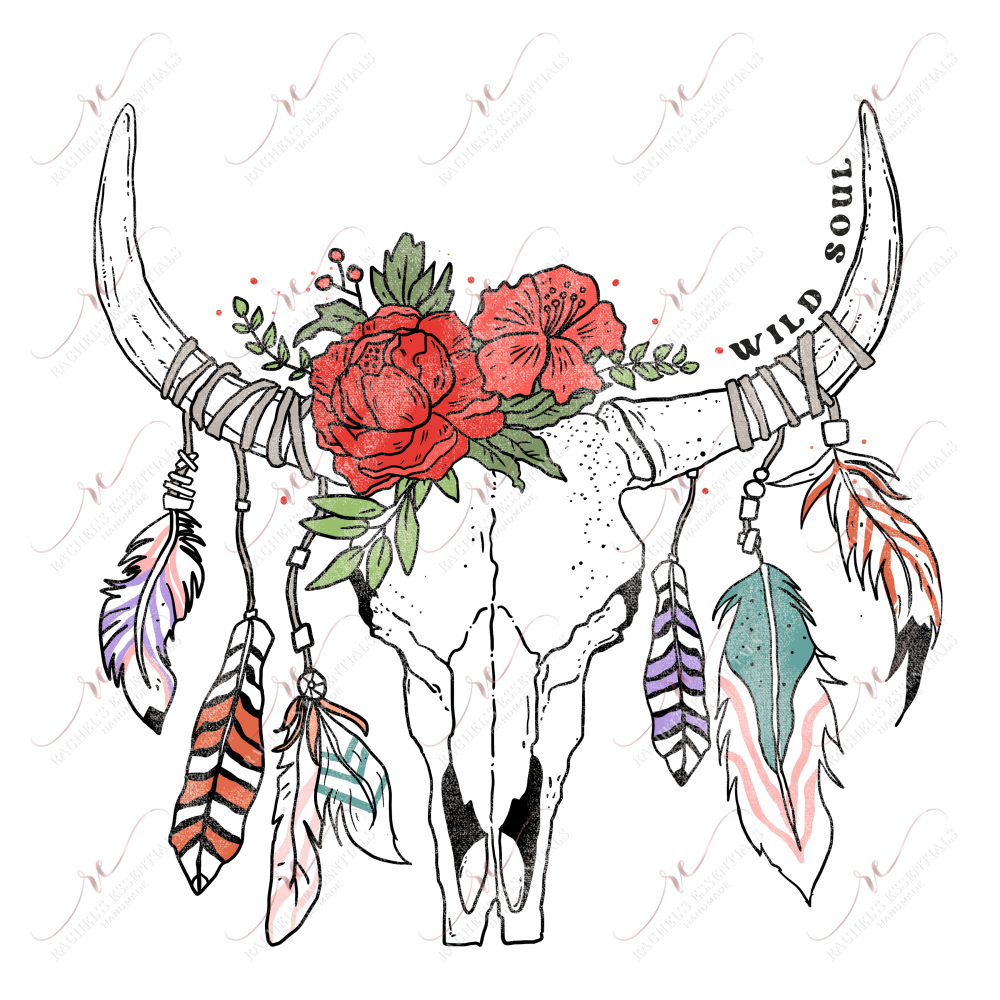 Wild Soul - Ready To Press Sublimation Transfer Print Sublimation