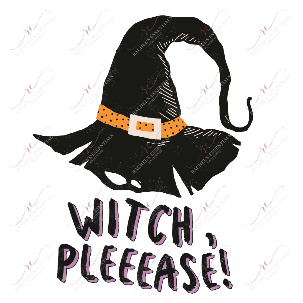 Witch Pleeease - Clear Cast Decal