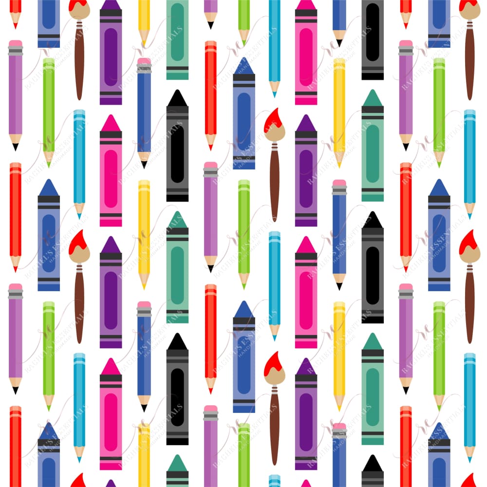 Writing Utensils - Ready To Press Sublimation Transfer Print Sublimation