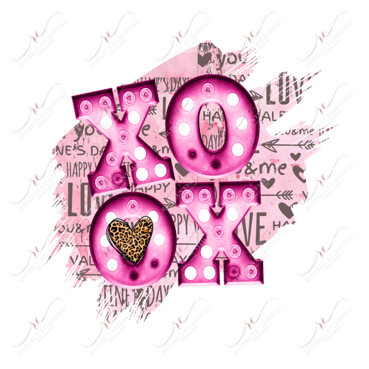 Xoxo - Ready To Press Sublimation Transfer Print Sublimation