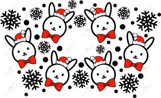 Bunny Snowflakes - Cold Cup Wrap Cold