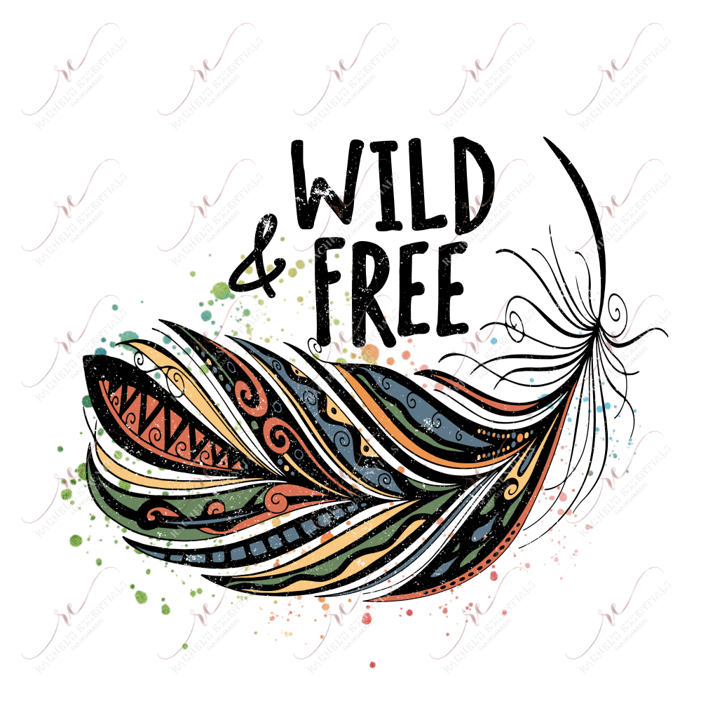 Stay wild - ready to press sublimation transfer print