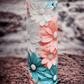 3D Floral 20Oz Shimmer Tumbler