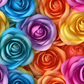 3D Roses - Ready To Press Sublimation Transfer Print Sublimation