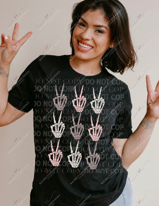 3X3 Hands Pastel - Ready To Press Sublimation Transfer Print Sublimation