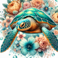 Turtle floral - vinyl wrap