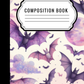 Purple bats - Composition notebook vinyl
