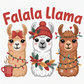 Falala Llama - ready to press sublimation transfer print