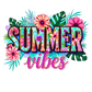 Summer vibes - ready to press sublimation transfer print