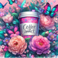 Coffee addict - ready to press sublimation transfer print