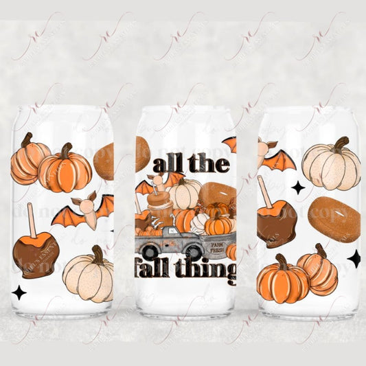 All The Fall Things - Libbey/Beer Can Glass Sublimation