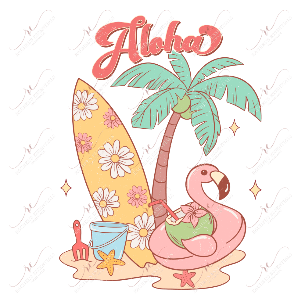 Aloha Summer- Htv Transfer