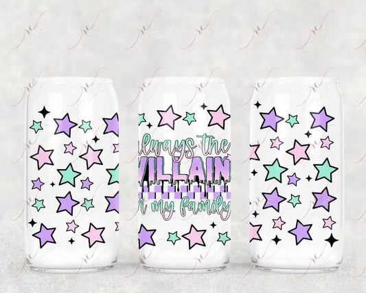 Always The Villain Colorful - Libbey/Beer Can Glass 11/23 Sublimation