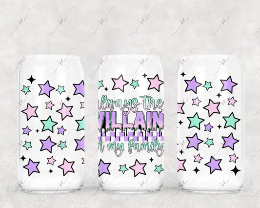 Always The Villain Colorful - Libbey/Beer Can Glass 11/23 Sublimation