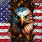 American Flag And Eagle-Ready To Press Sublimation Transfer Print Sublimation