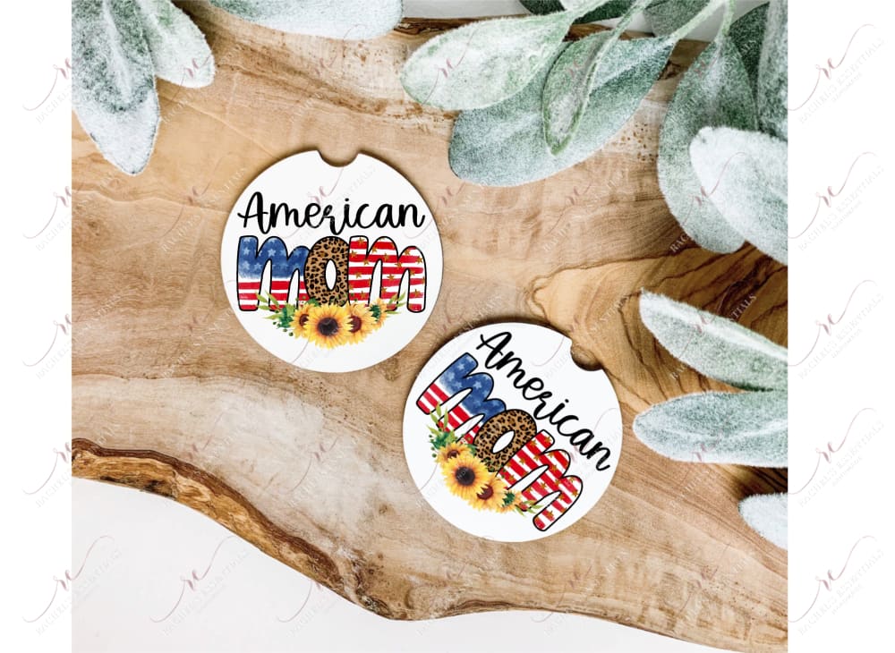 American Mom Car Coaster - Soft