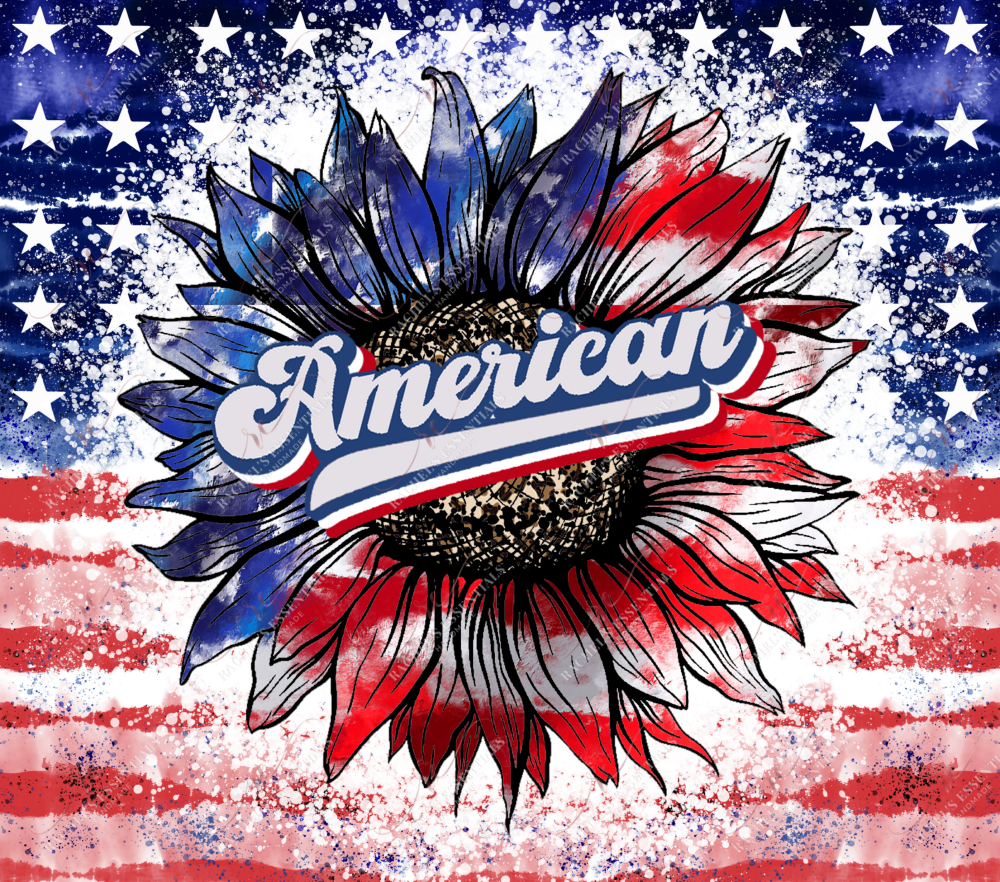 American Sunflower- Vinyl Wrap Seamless Vinyl