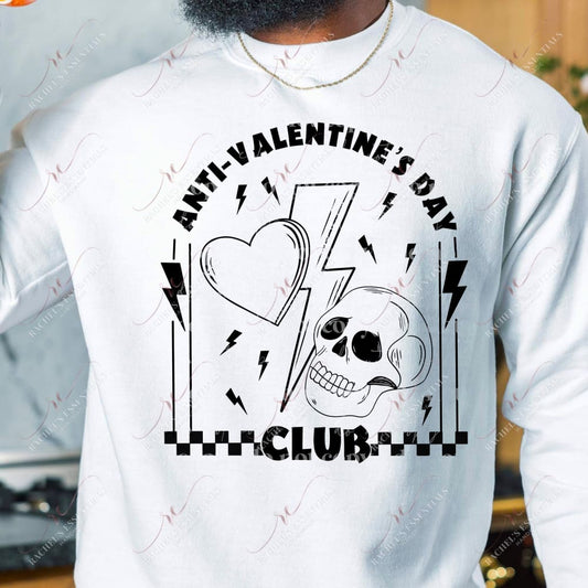 Anti-Valentines Club - Ready To Press Sublimation Transfer Print 11/23 Sublimation