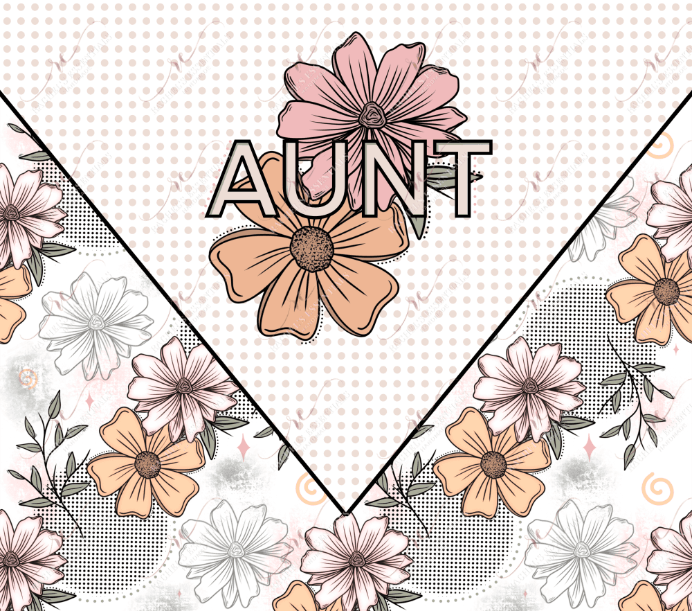 Aunt Floral Vsplit - Vinyl Wrap Vinyl