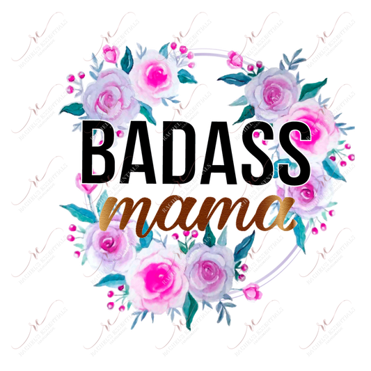 Badass Mama - Clear Cast Decal