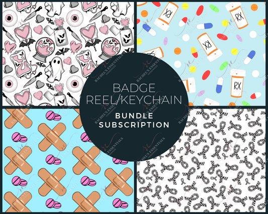Badge Reel/Keychain Bundle Subscription