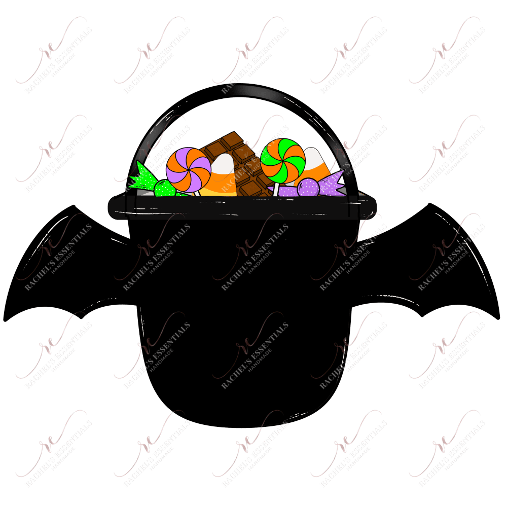Bat Bucket Pocket - Clear Cast Decal