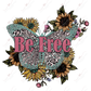 Be Free - Clear Cast Decal