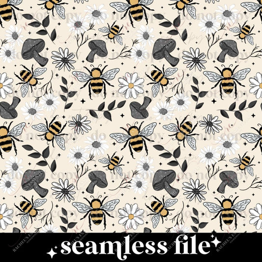 Bee - Ready To Press Sublimation Transfer Print Seamless 11/23 Sublimation