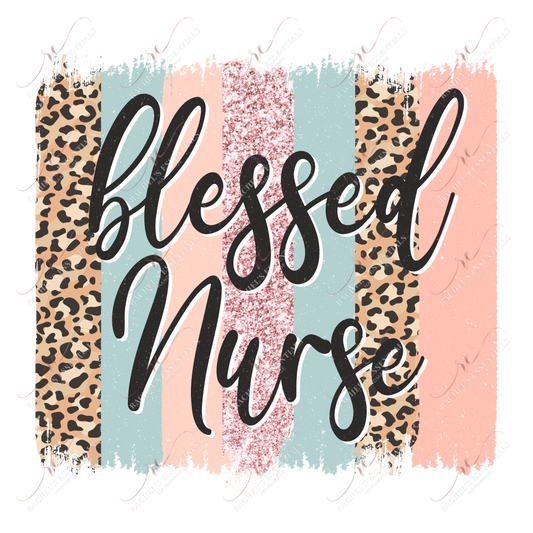 Blessed Nurse - Ready To Press Sublimation Transfer Print Sublimation