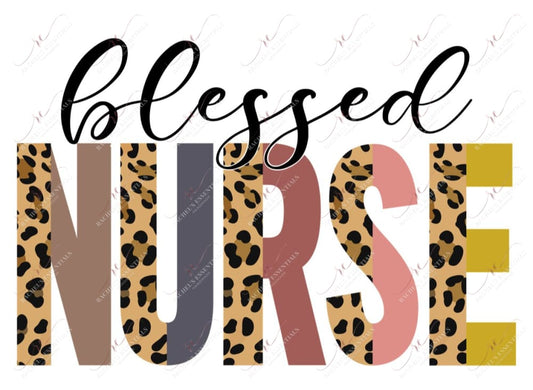 Blessed Nurse - Ready To Press Sublimation Transfer Print Sublimation