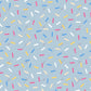 Blue Mixed Sprinkles - Ready To Press Sublimation Transfer Print Sublimation