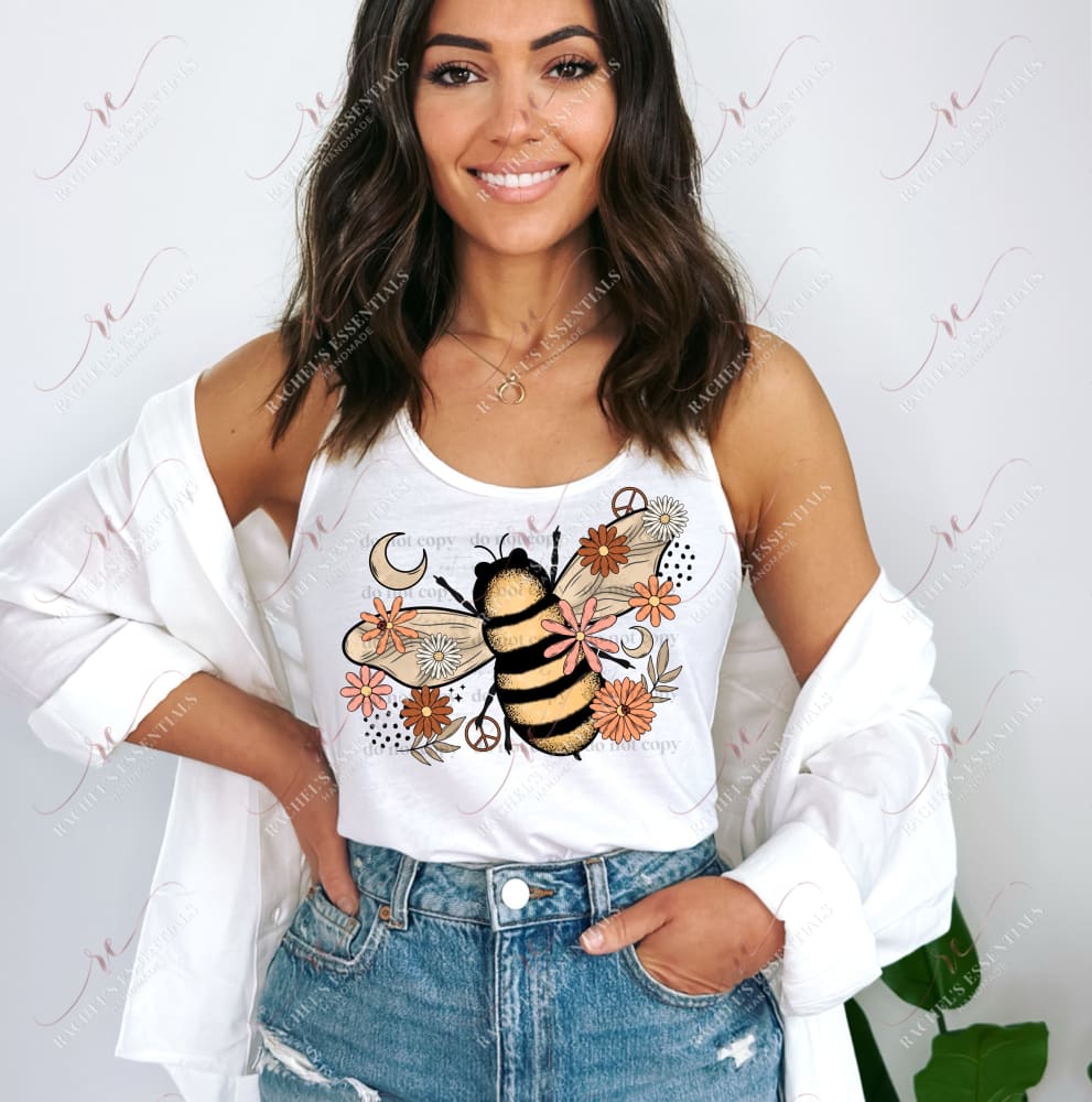 Boho Bee - Ready To Press Sublimation Transfer Print 2/24 Sublimation