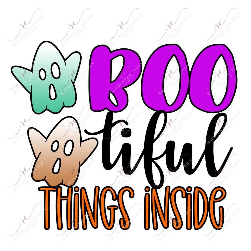 Bootiful Things Inside - Business Sticker Set