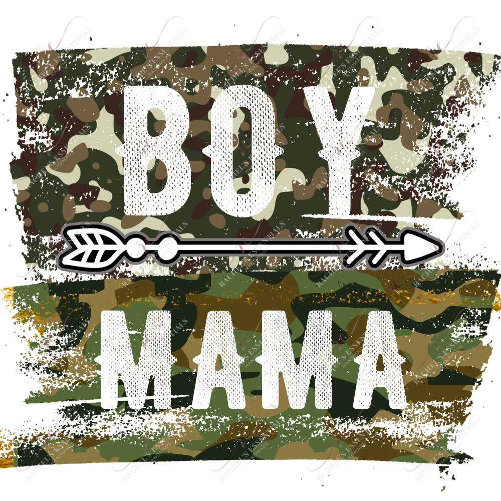 Boy Mama - Clear Cast Decal