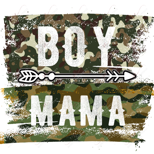 Boy Mama - Clear Cast Decal